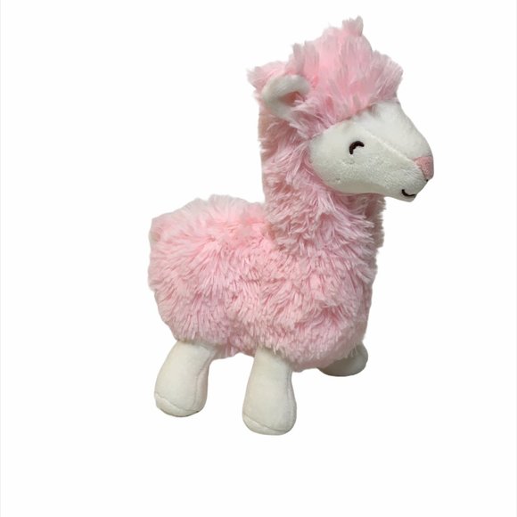 Carter’s Baby Llama Waggy Pink Musical Plush Toy - Picture 1 of 7